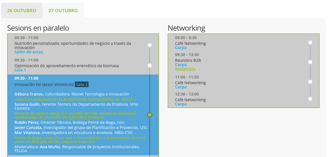 presentación de VITICAST en Agrobiotech