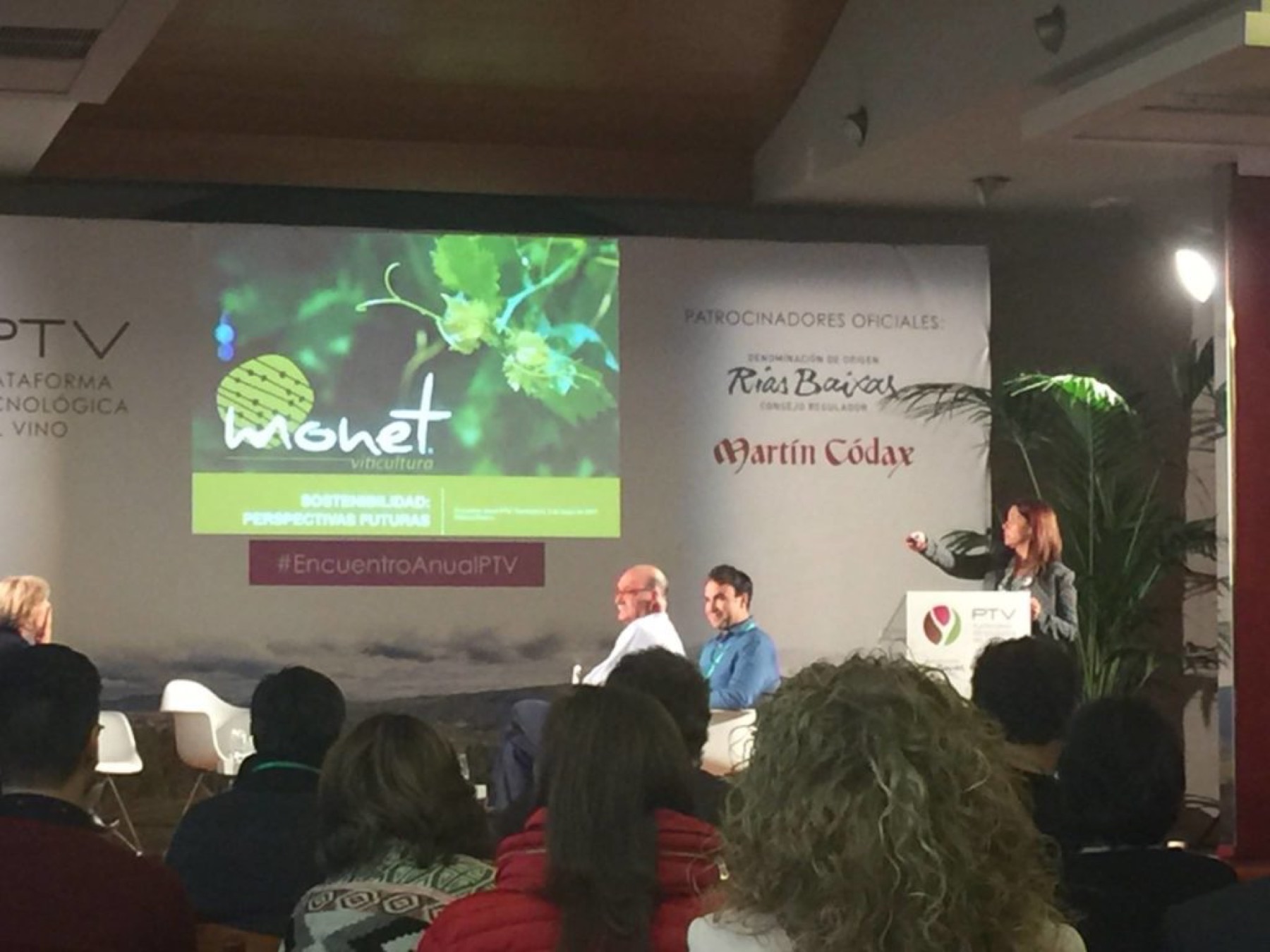 Ponencia de Monet en la Jornada sostenibilidad en viñedo. Encuentro anual PTV